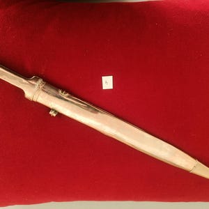 Daga Kindjal caucásica hecha a mano - Melchior (plata alemana) y Niel - Kinzhal georgiano de Tbilisi 1990 - Arte de filigrana - Regalo para hombres imagen 15