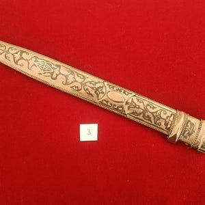 Daga Kindjal caucásica hecha a mano - Melchior (plata alemana) y Niel - Kinzhal georgiano de Tbilisi 1990 - Arte de filigrana - Regalo para hombres Dagger 3