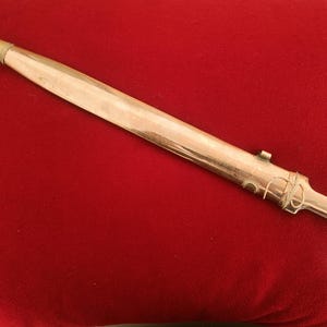 Daga Kindjal caucásica hecha a mano - Melchior (plata alemana) y Niel - Kinzhal georgiano de Tbilisi 1990 - Arte de filigrana - Regalo para hombres imagen 19