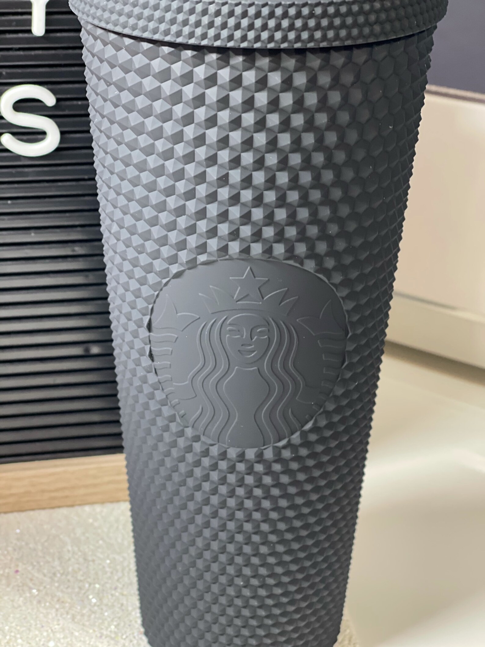 Starbucks Limited Edition Black Studded Tumbler Etsy