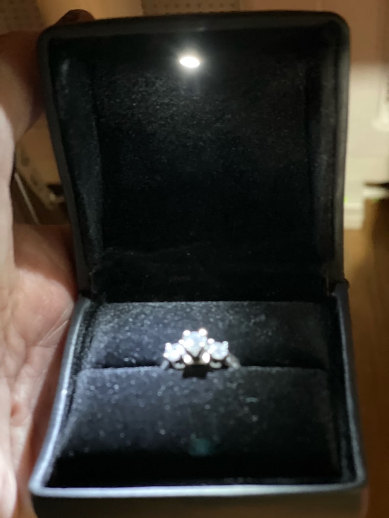 Personalized Light-Up Engagement Ring Box