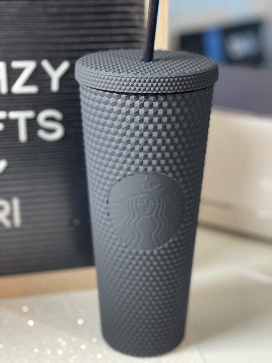 Starbucks Limited Edition Black Studded Tumbler Etsy