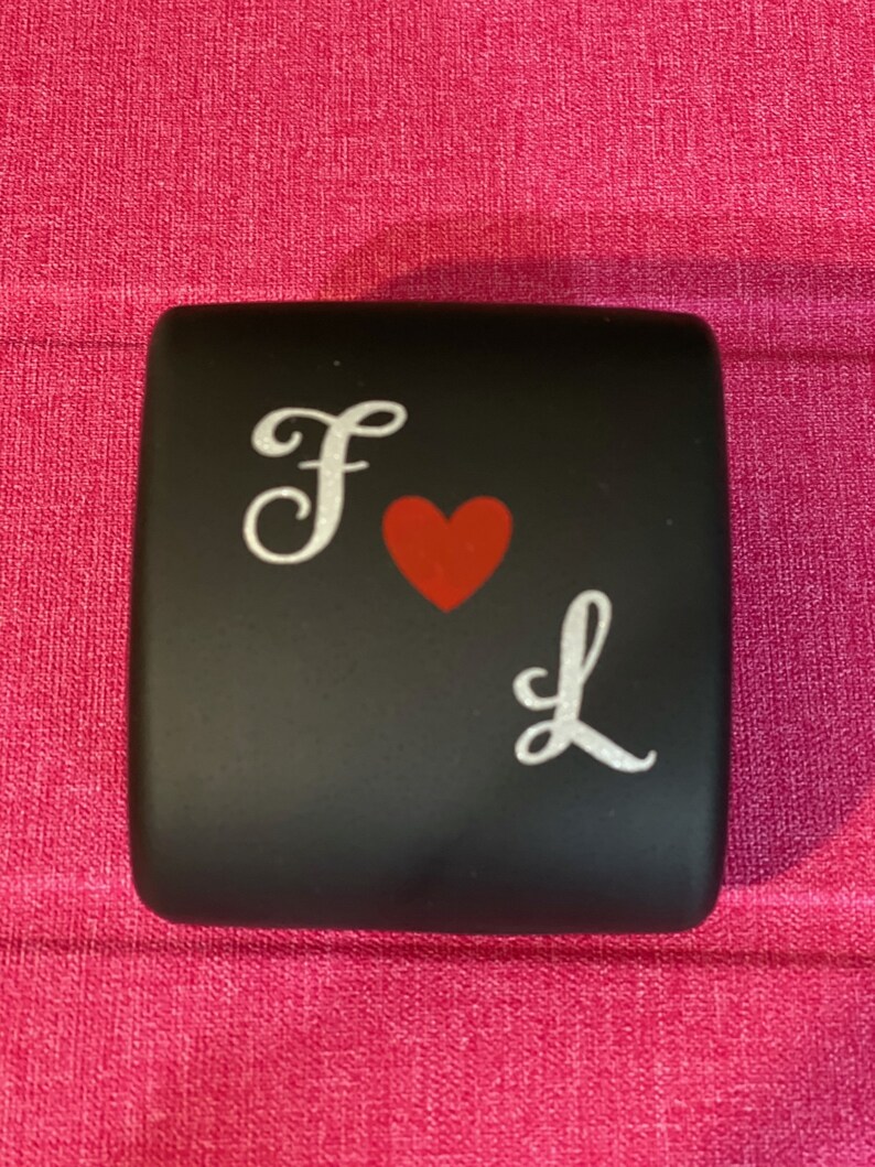 Personalized Light-Up Engagement Ring Box