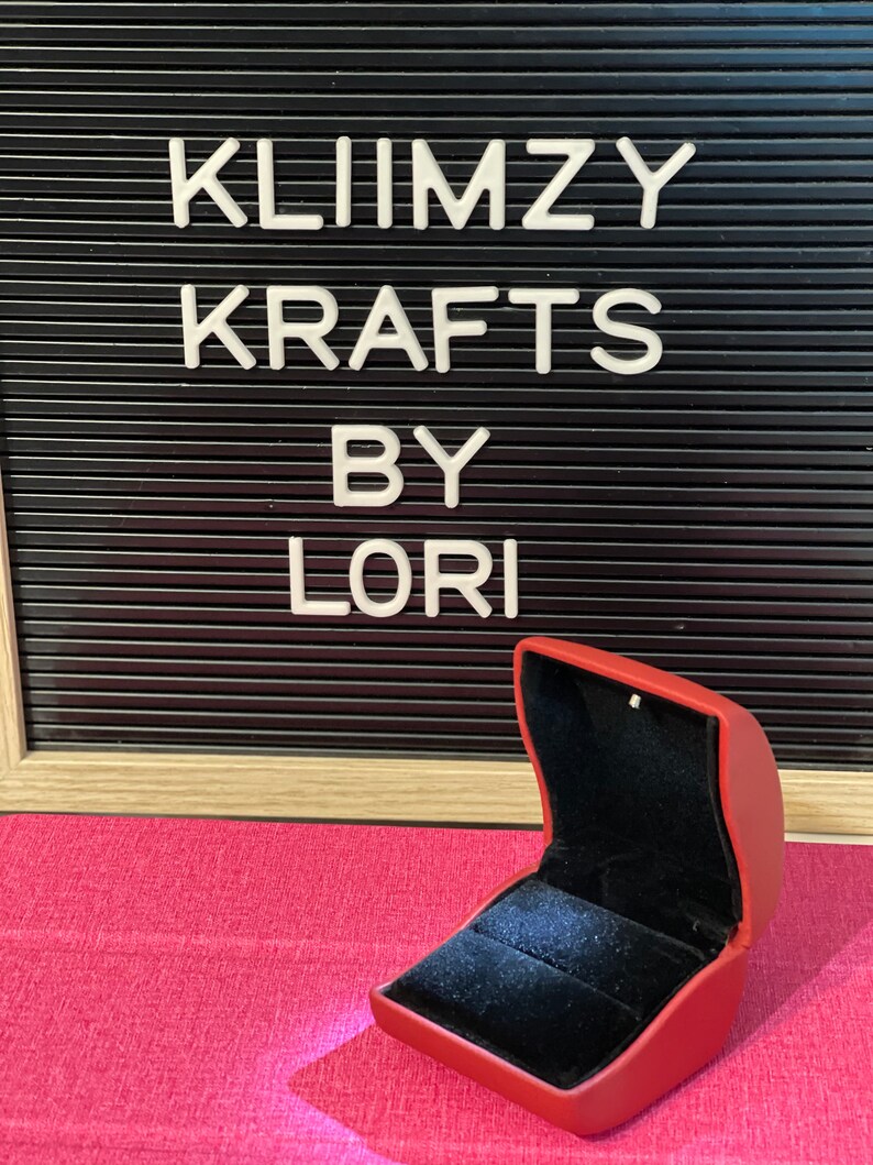 Personalized Light-Up Engagement Ring Box
