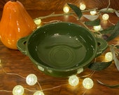 Vintage Fiestaware Forest Green Cream Soup Cup