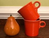 Fiestaware Tom and Jerry Mug in Poppy - Set of 2