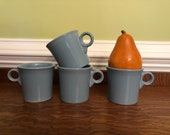 Fiestaware Tom and Jerry Mugs in Retired Periwinkle - Set of 4
