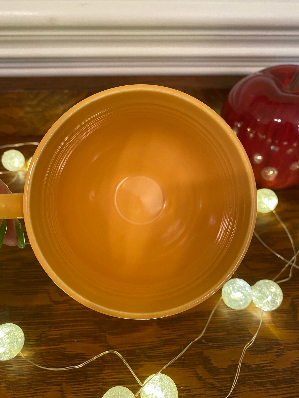 Vintage Fiestaware Original Yellow Flat Bottom Teacup With Saucer Etsy