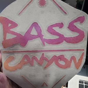 Bass Vinyl Decal Sticker - Car decal, Window Sticker, EDM Sticker, EDM Decal