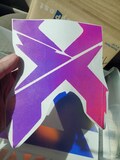 X car decal-vinyl decal sticker