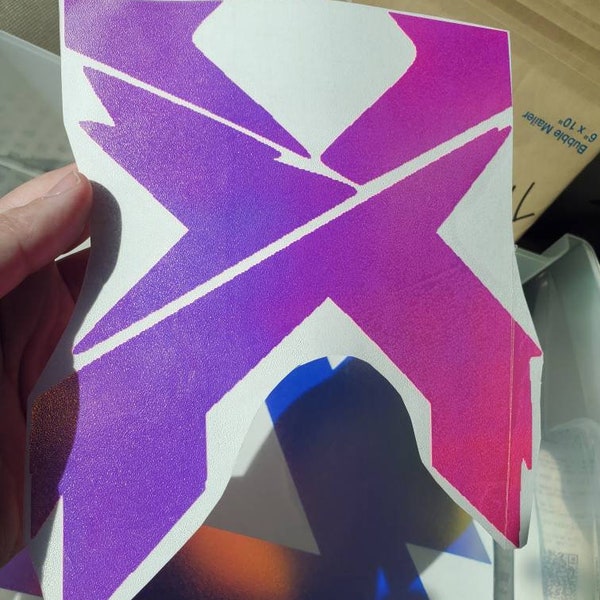 X EDM DJ car decal-vinyl decal sticker