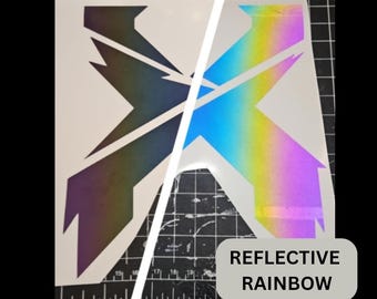 X car decal-vinyl decal sticker