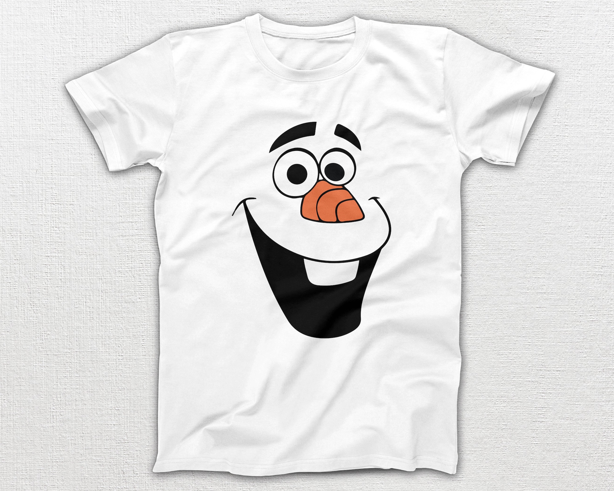 Frozen OLAF Schneemann Gesicht T-Shirt Frozen OLAF Schneemann Gesicht T-Shirt