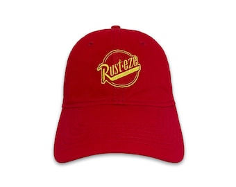 EMBROIDERED Rusteze Rusty and Dusty - Disney Cars - Adult and Kids Unstructured Baseball Hat - Radiator Springs - Lightning McQueen 95