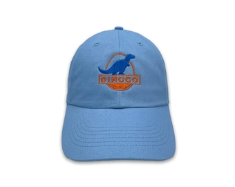 EMBROIDERED HAT Dinoco Gas Station 95 Lightning McQueen - Disney Cars - Kids and Adult Unstructured Baseball Hat Cartoon Cap