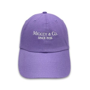 EMBROIDERED HAT Mickey and Co Since 1928 | Magic Kingdom Cap Unstructured Adult Unisex cap