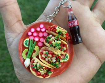 Tacos de al pastor Keychain