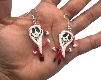 Jack Skellington Christmas  earrings