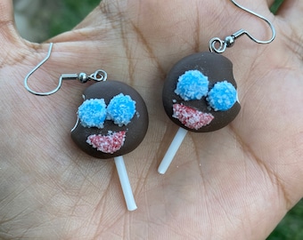 Paleta payaso bitten earrings