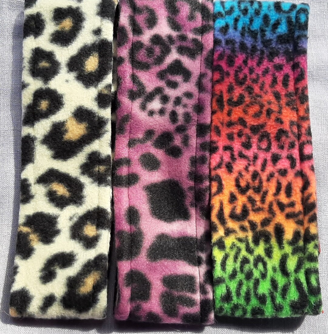 Cheetah Headbands Includes Natural Cheetah, Pink/purple & Black