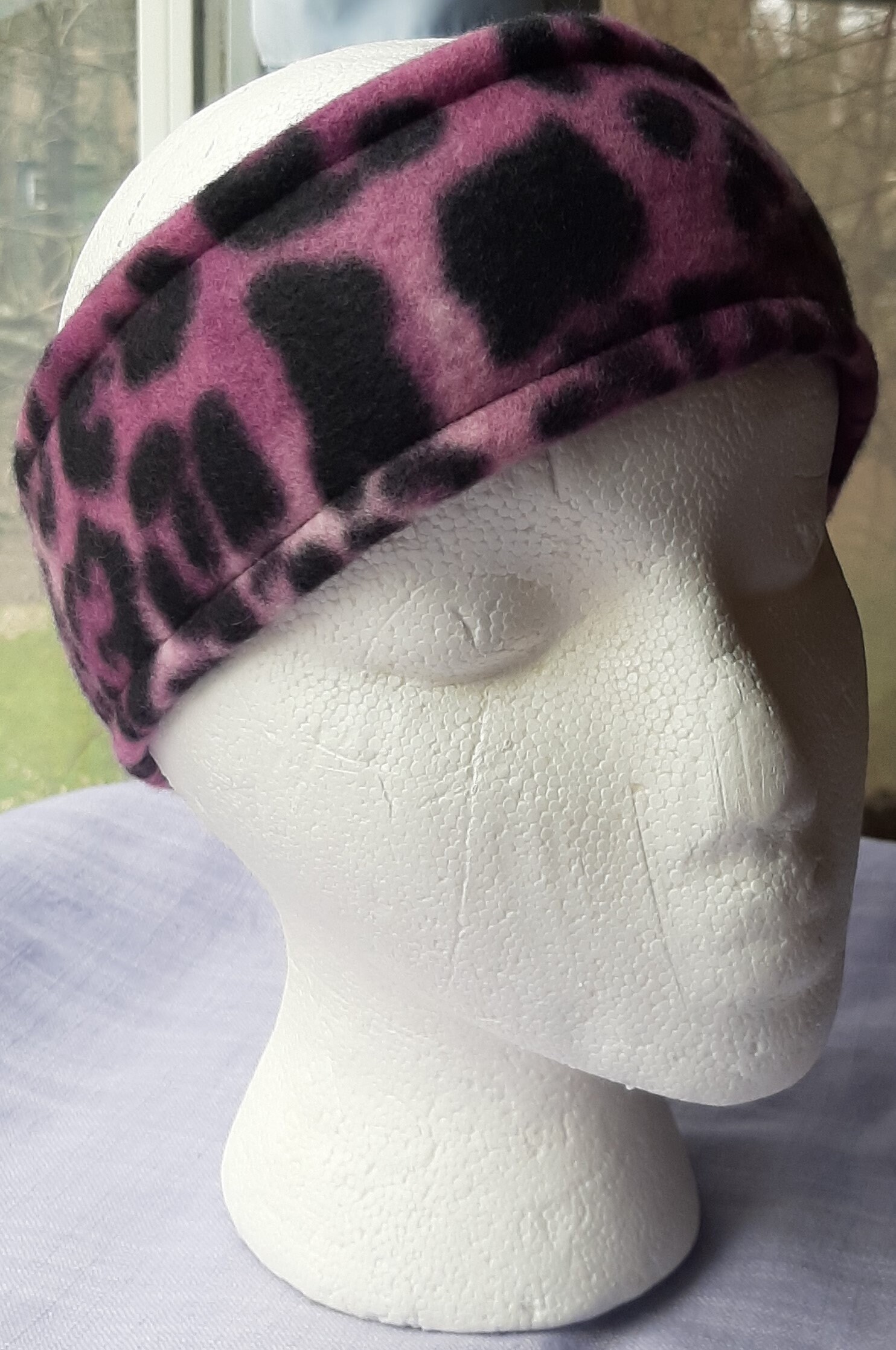 Cheetah Headbands Includes Natural Cheetah, Pink/purple & Black