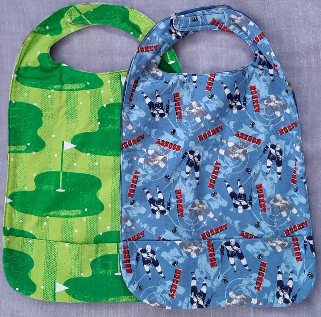 Reversible Medium Pocket Bibs toddlers Handicapped & Etsy