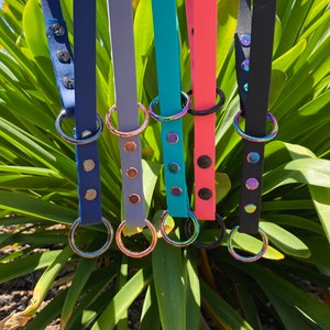 All Hardware Options, Vegan Leather Dog Collar, Slip Collar, Martingale, Waterproof, Weather Collar, Gift, Dog Gift, Biothane, Half check