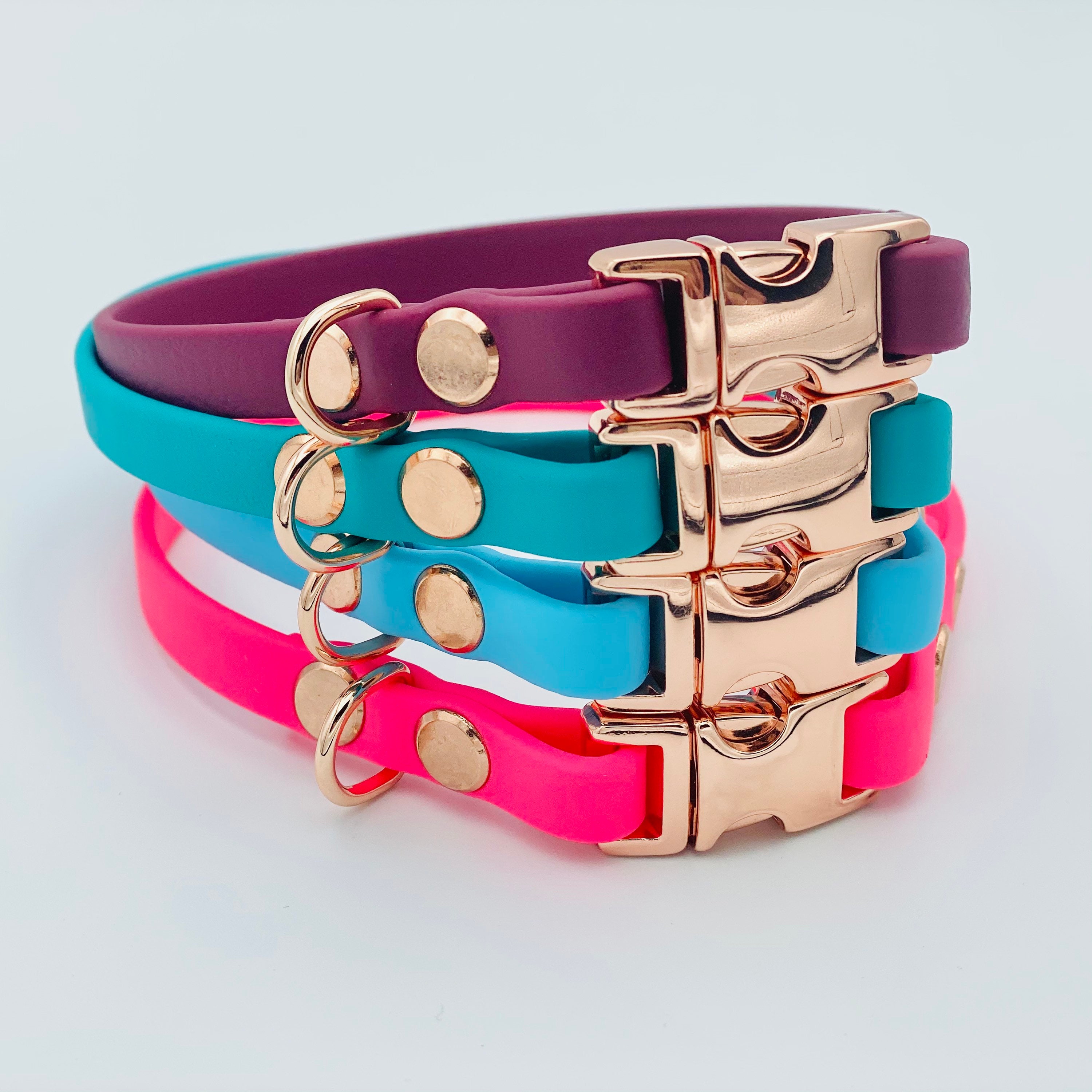 3/8 All Hardware Vegan Leather Dog Collar Etsy Nederland