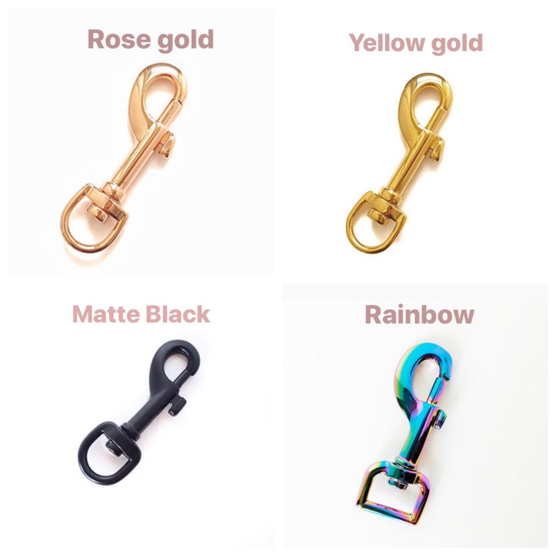 Rainbow Hardware Only Vegan Leather Hands Free Dog Leash Etsy