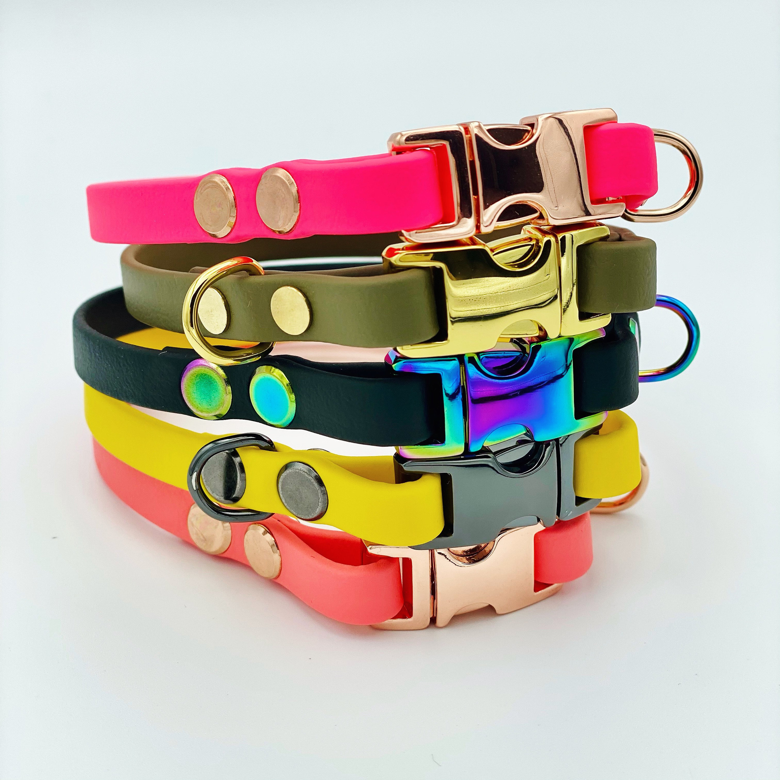 3/8 All Hardware Vegan Leather Dog Collar Etsy Nederland