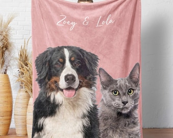 Personalized Dog Blanket With Name Custom Photo Blanket for Dog Custom ...