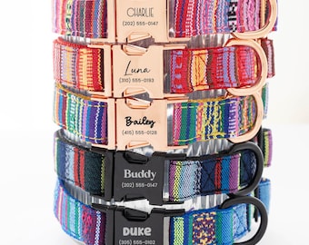 Personalized Tribal Dog Collar: Engraved Custom Pet Collar