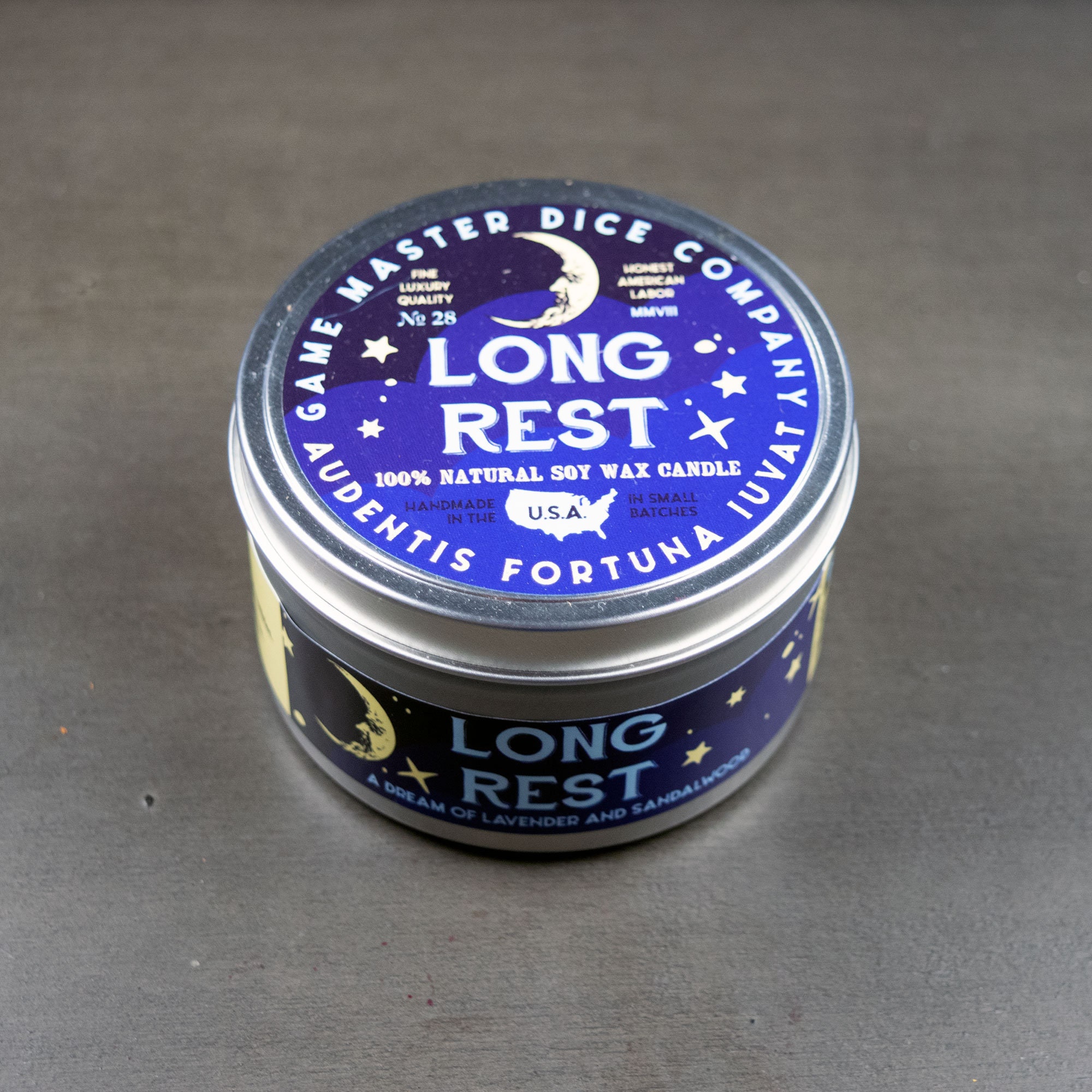Long Rest Gaming Candle | Soy Candle | Hand Poured | DND | 20oz | 8oz | 2oz | Wax Melts| Lavender | Rest | Sleep