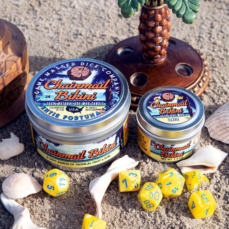 Chainmail Bikini Gaming Candle Soy Candle Hand Poured Etsy