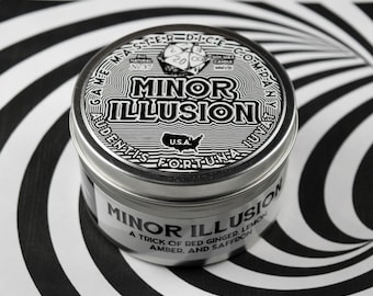 Minor Illusion | Soy Candle | Geek Gift | RPG | Gamer | DND | Ginger | Saffron | Wizard Candle | 20oz | 8oz | 2oz | Wax Melts