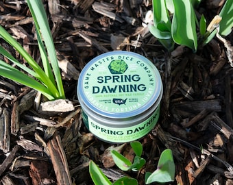 Spring Dawning Gaming Candle | Soy Candle | Hand Poured | Spring | Dragonlance | Book Candle | Spearmint | 20oz | 8oz | 2oz | Wax Melts