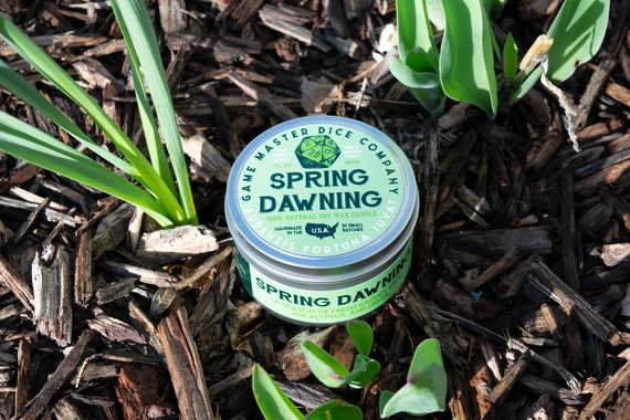 Spring Dawning Gaming Candle | Soy Candle | Hand Poured | Spring | Dragonlance | Book Candle | Spearmint | 20oz | 8oz | 2oz | Wax Melts