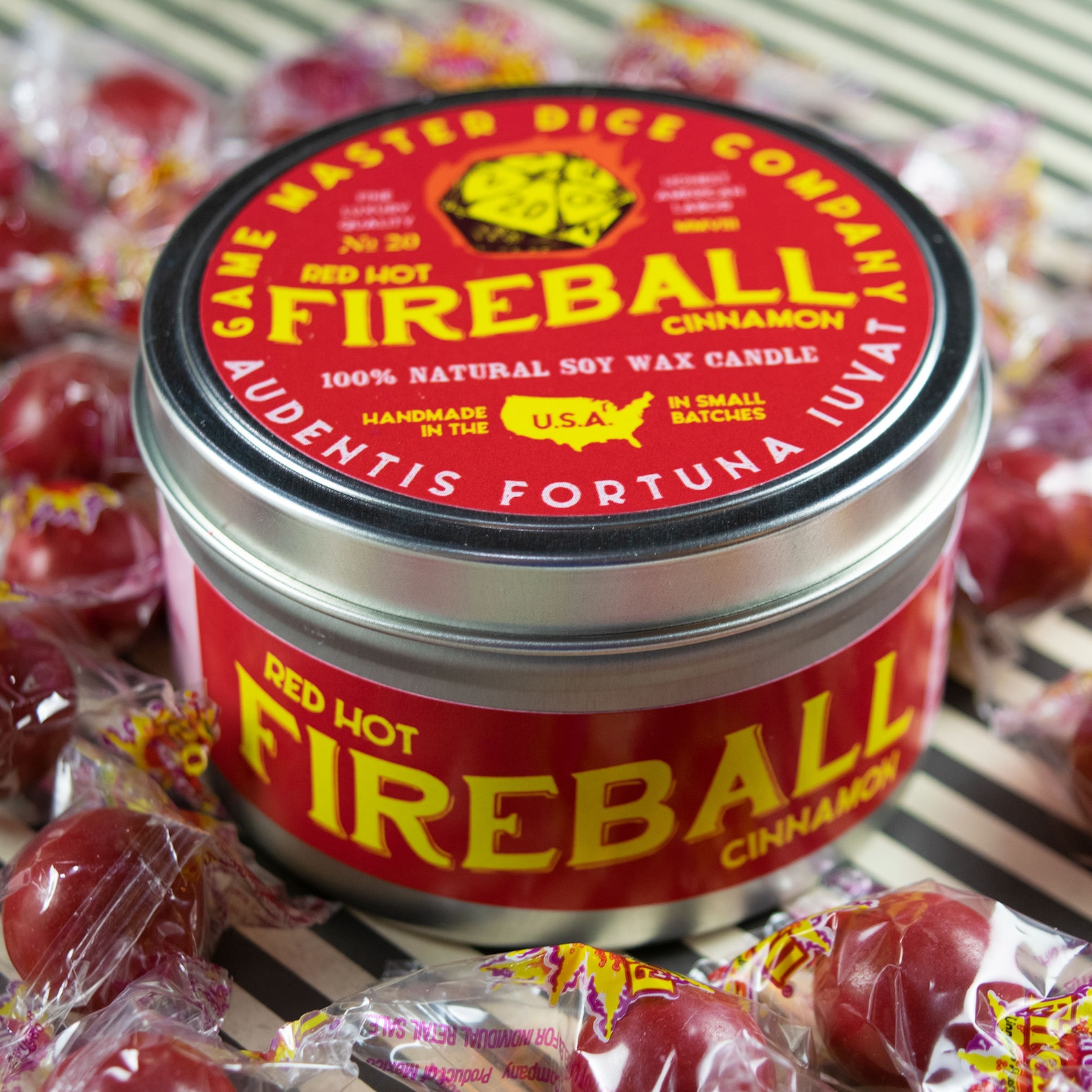 Fireball Gaming Candle Soy Candle Hand Poured Wizard Etsy