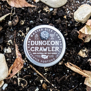 Dungeon Crawler Gaming Candle | Geek Gift | RPG | Gamer | DND | Gardening | Dirt Candle | Soil | 20oz | 8oz | 2oz | Wax Melts image 6