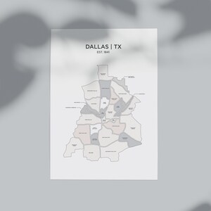 Dallas | Flat City Maps