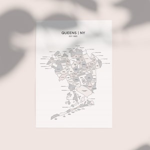 Queens | Flat City Maps