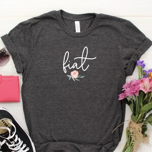 Fiat Let It Be Done T-Shirt, Catholic T-Shirt, Marian T-Shirt, Virgin Mary Shirt, Blessed Mother T-Shirt, Catholic Apparel