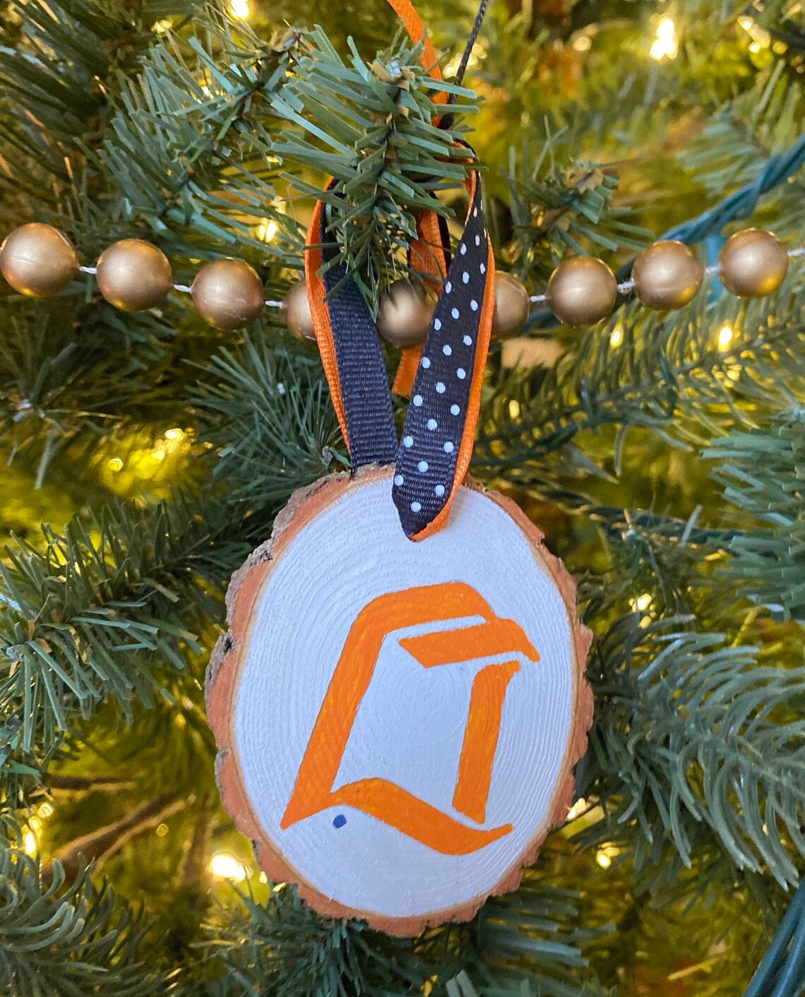 Ohio University Christmas Ornaments College Round Wood Etsy Denmark