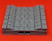 3D Terrain Dungeon 10 x10 Sewer Waterflow Straight Tile (2x2) Dragonlock 28mm