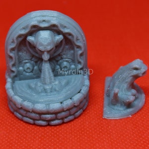 3D Terrain Fountain Scatter (3 pieces) – Dragonlock 28mm