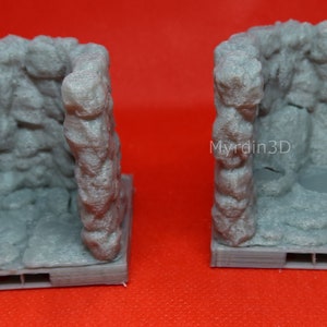 3D Terrain Cavern Narrow (5’ wide) Corridor End – Dragonlock 28mm