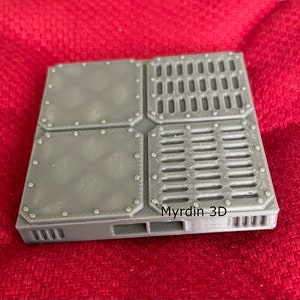3D Terrain Sci-Fi / Industrial Combo 10x10 Floor – Dragonlock 28mm
