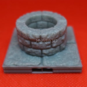 3D Terrain Dungeon Well Tile 10’ x 10’ – Dragonlock 28mm