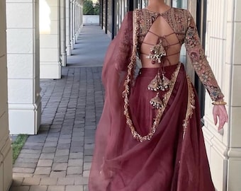 Silk Lehenga Choli: Indian Wedding Party Outfit
