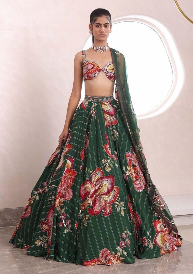 chinese dress ladies FS100 | Phulkari Suit | Raw Silk | Chanon Dupatta | Jaggo Suit | Couple  Dress | Party Wear | Wedding | Handwork Suit main image 1
